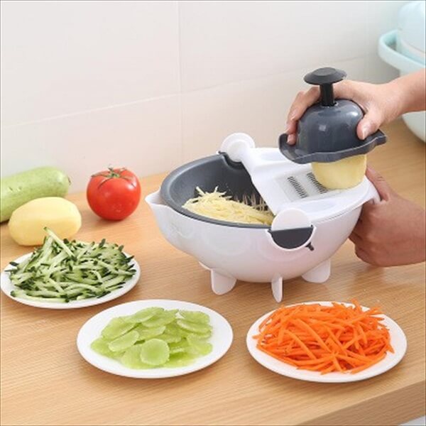 Vegetable Cutter With Drain basket.